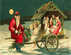 santa claus vintage 150